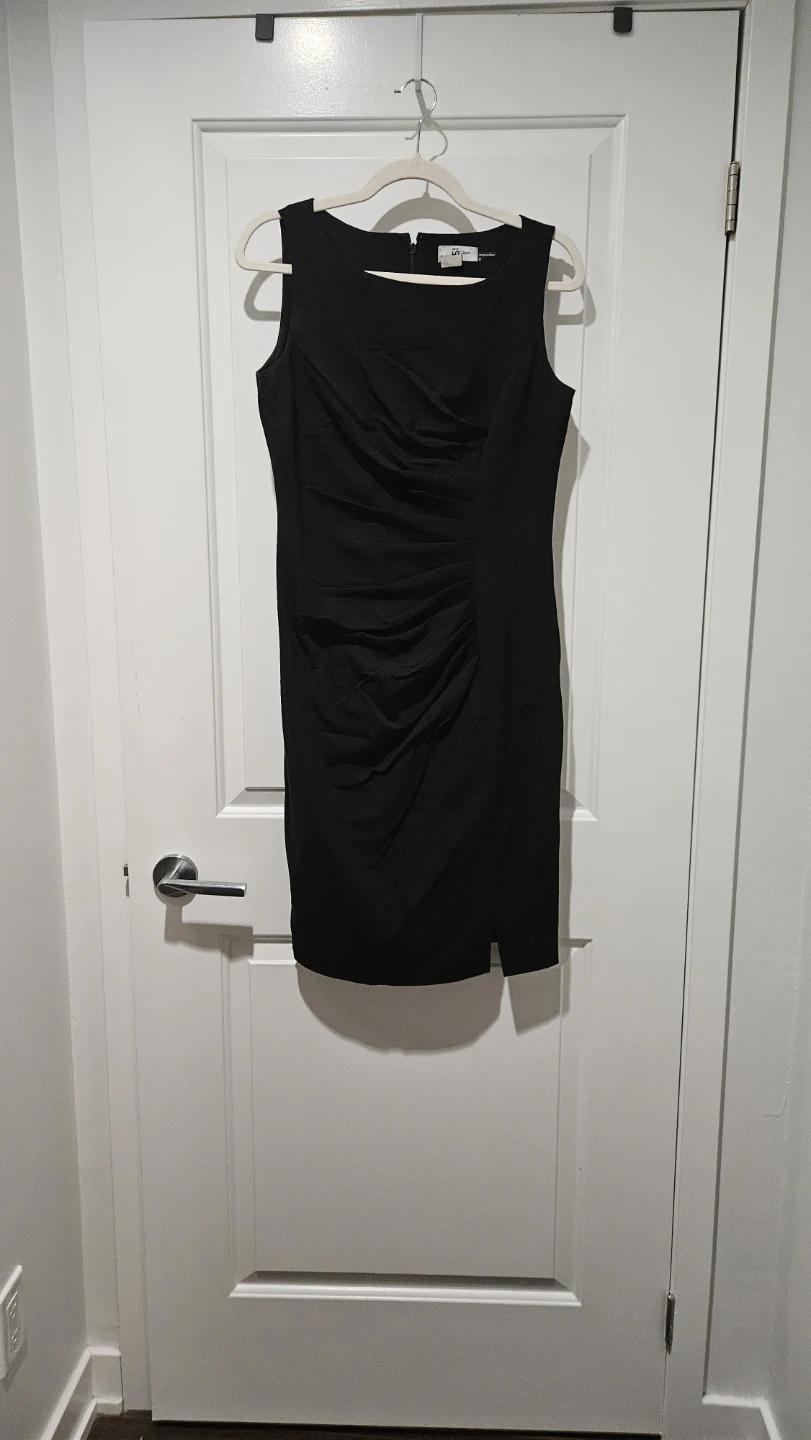 Calvin Klein Black Sleeveless Sheath Dress Size 8 - photo 3