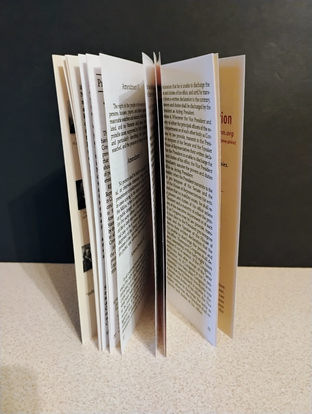 U.S. CONSTITUTION & DECLARATION OF INDEPENDENCE POCKET BOOKS - photo 4