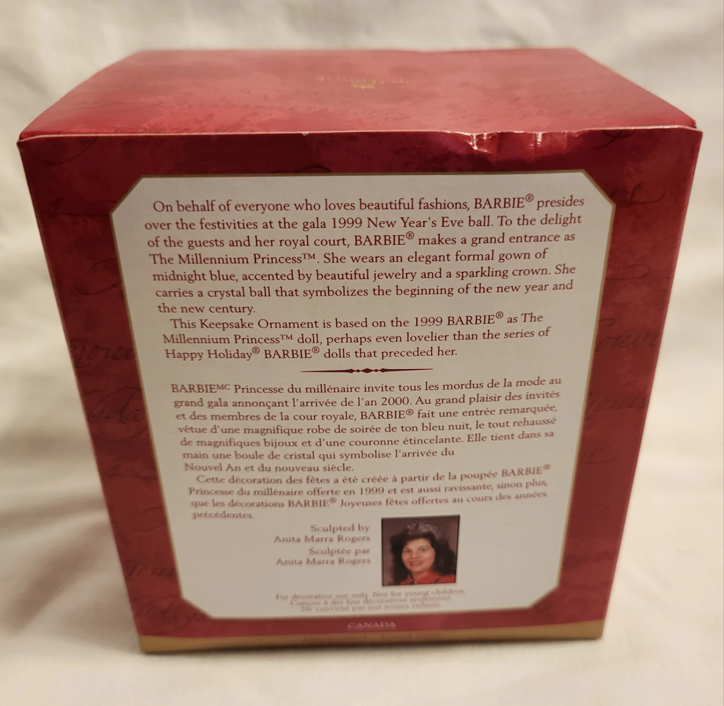 Hallmark Barbie The Millennium Princess Keepsake Ornament 1999 - photo 2