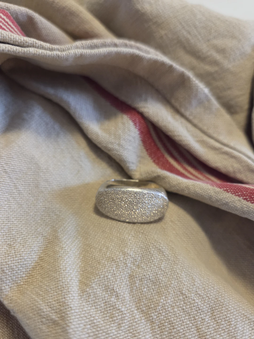 Textured Silver Ring