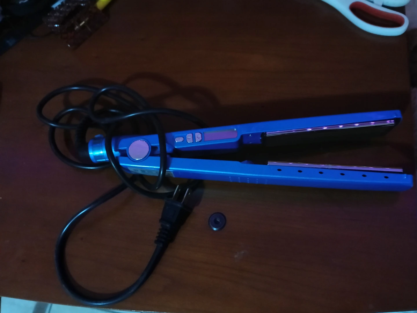 Blue Hair Straightener