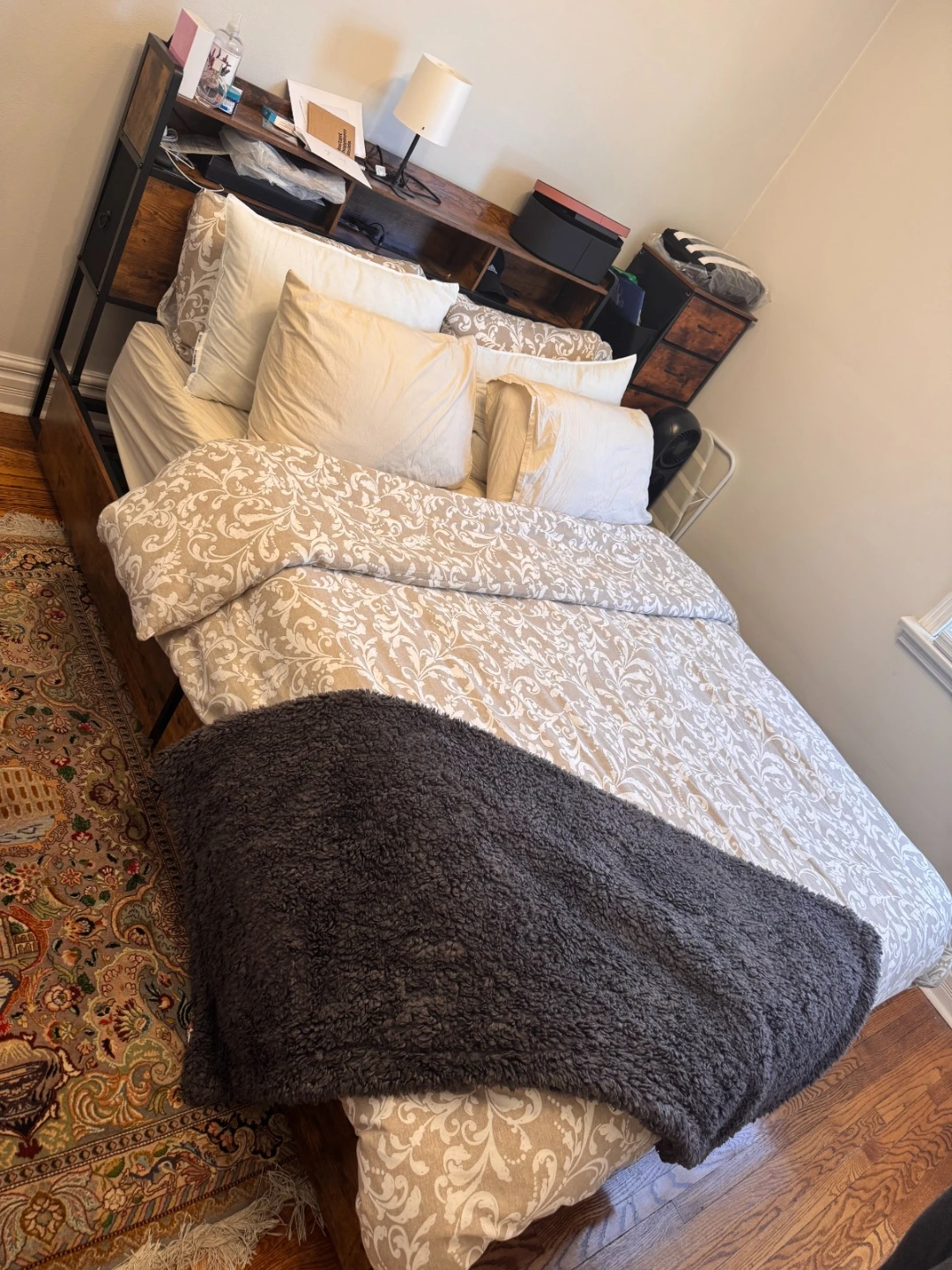 Moving Sale - Queen Bed Frame with Storage - photo 2