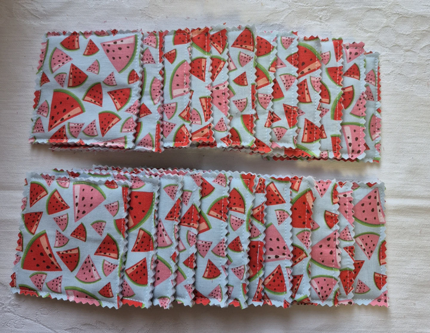 Memory game & Small Drawstring Bags in cotton - photo 3
