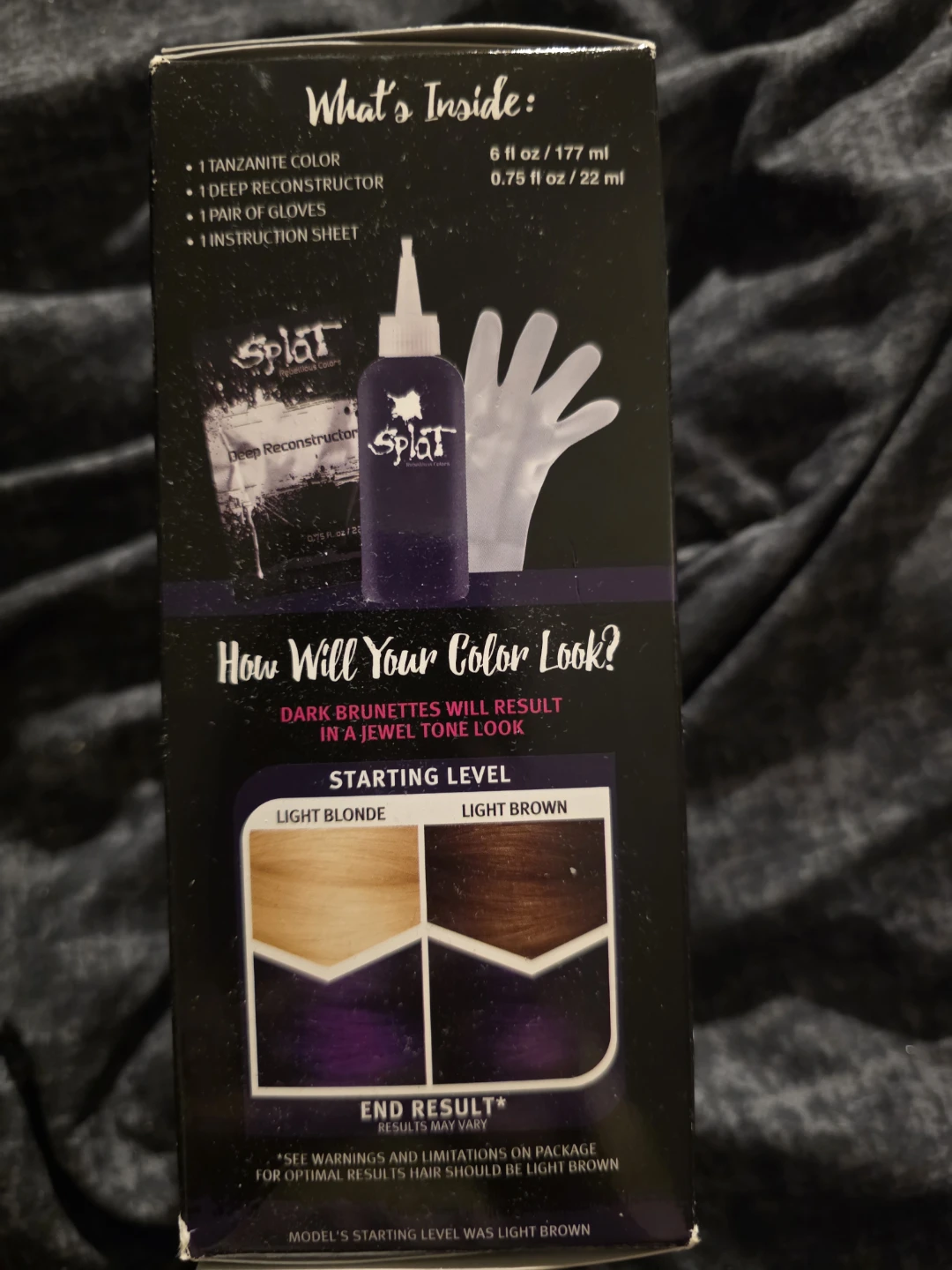 Splat Midnight Tanzanite Semi-Permanent Hair Color Kit, unopened - photo 2
