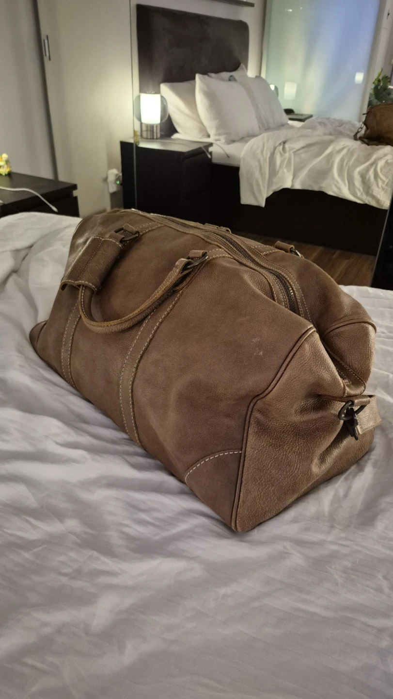 Roots Large Banff Bag Tribe Genuine Leather Duffle Bag - photo 2