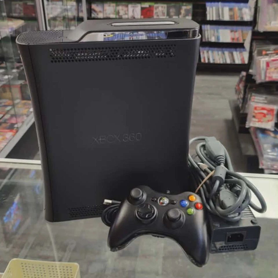 Xbox 360 Console with Controller and Power Cable