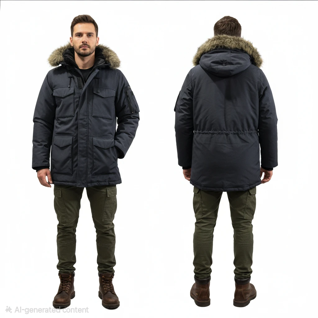 Unisex TNA Men's Military Edition Down-Filled Parka Size XS - photo 3