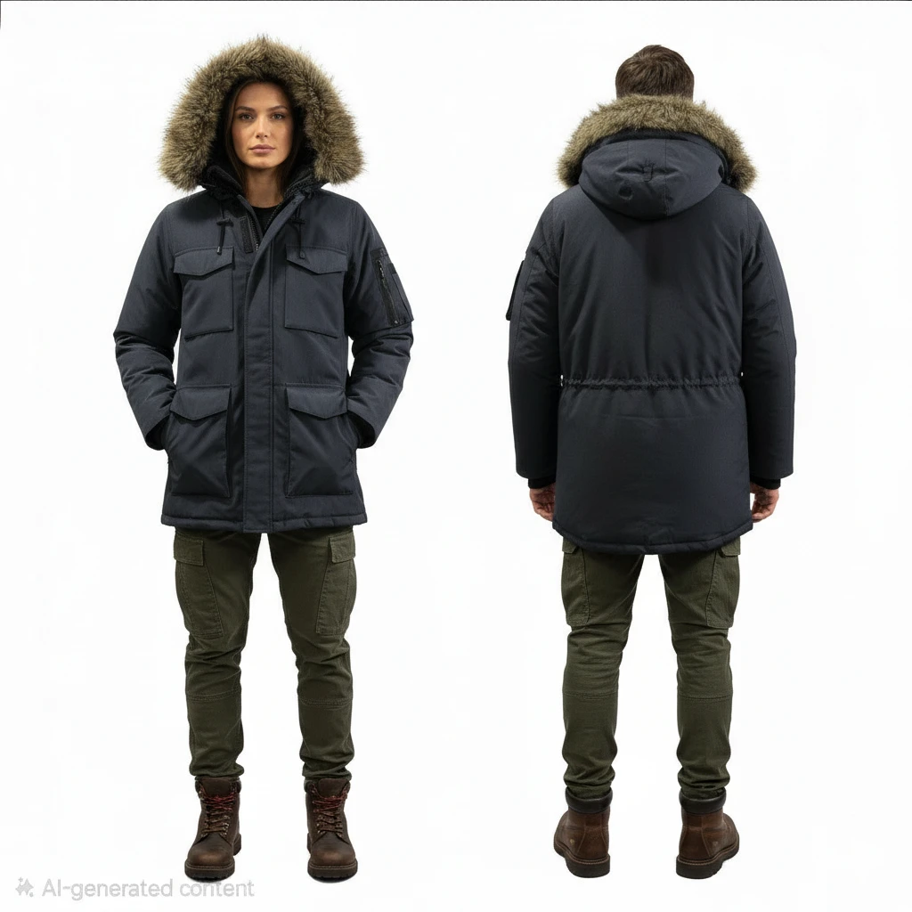 Unisex TNA Men's Military Edition Down-Filled Parka Size XS - photo 4