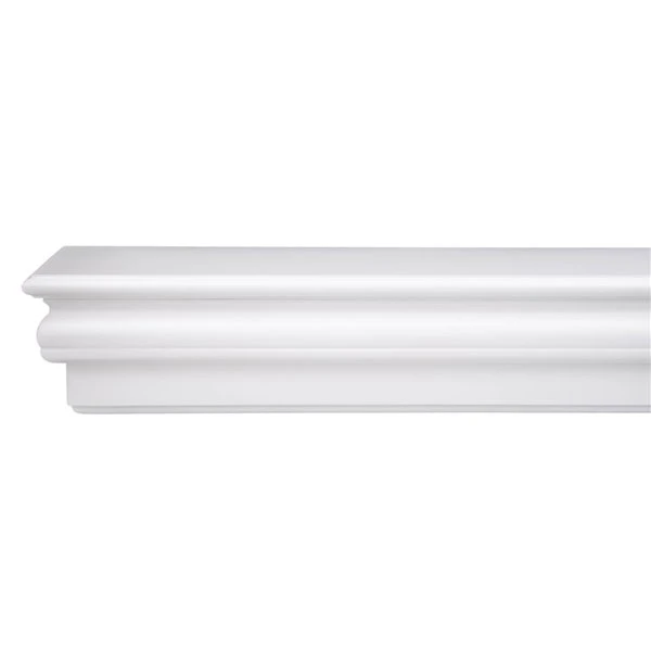 White Floating Shelf Mantel (45-in x 4.72-in x 7.89-in) - photo 4