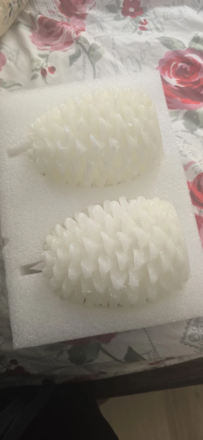 Pinecone Shaped Candles (Set of 2) - photo 2