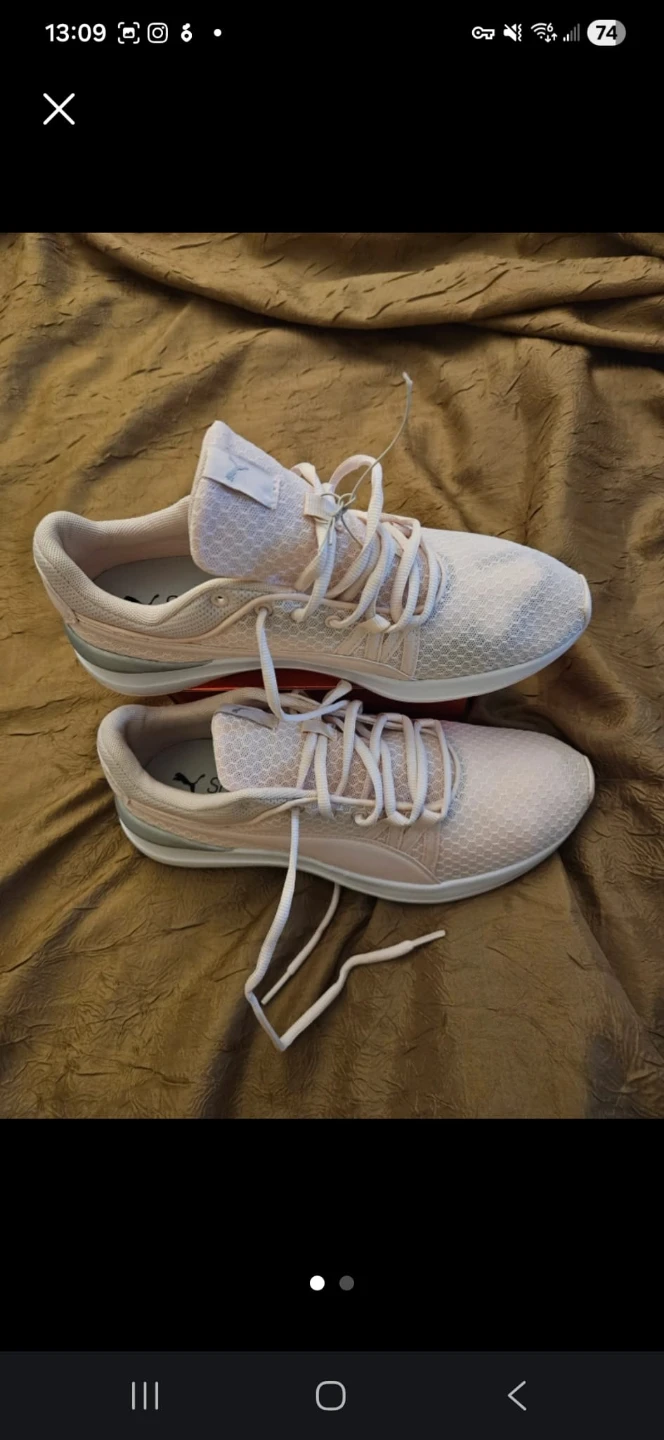 Puma Pink Sneakers (Size 9)