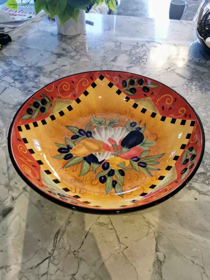 Decorative Serving Bowl