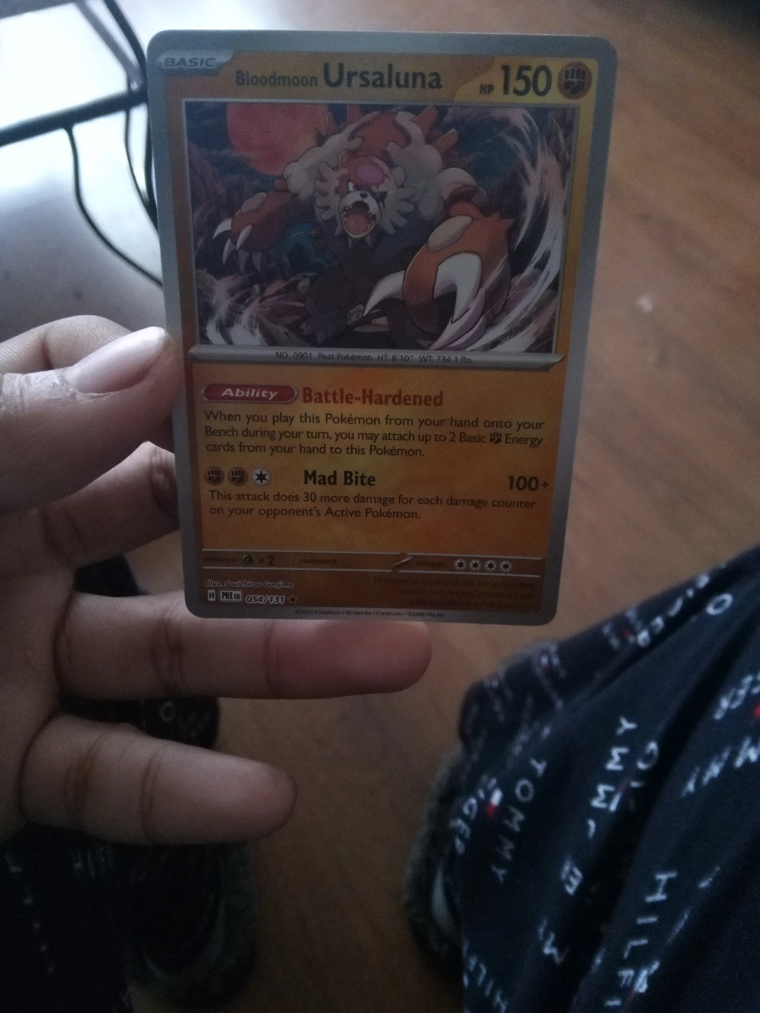 Pokemon TCG Bloodmoon Ursaluna Card 054/131