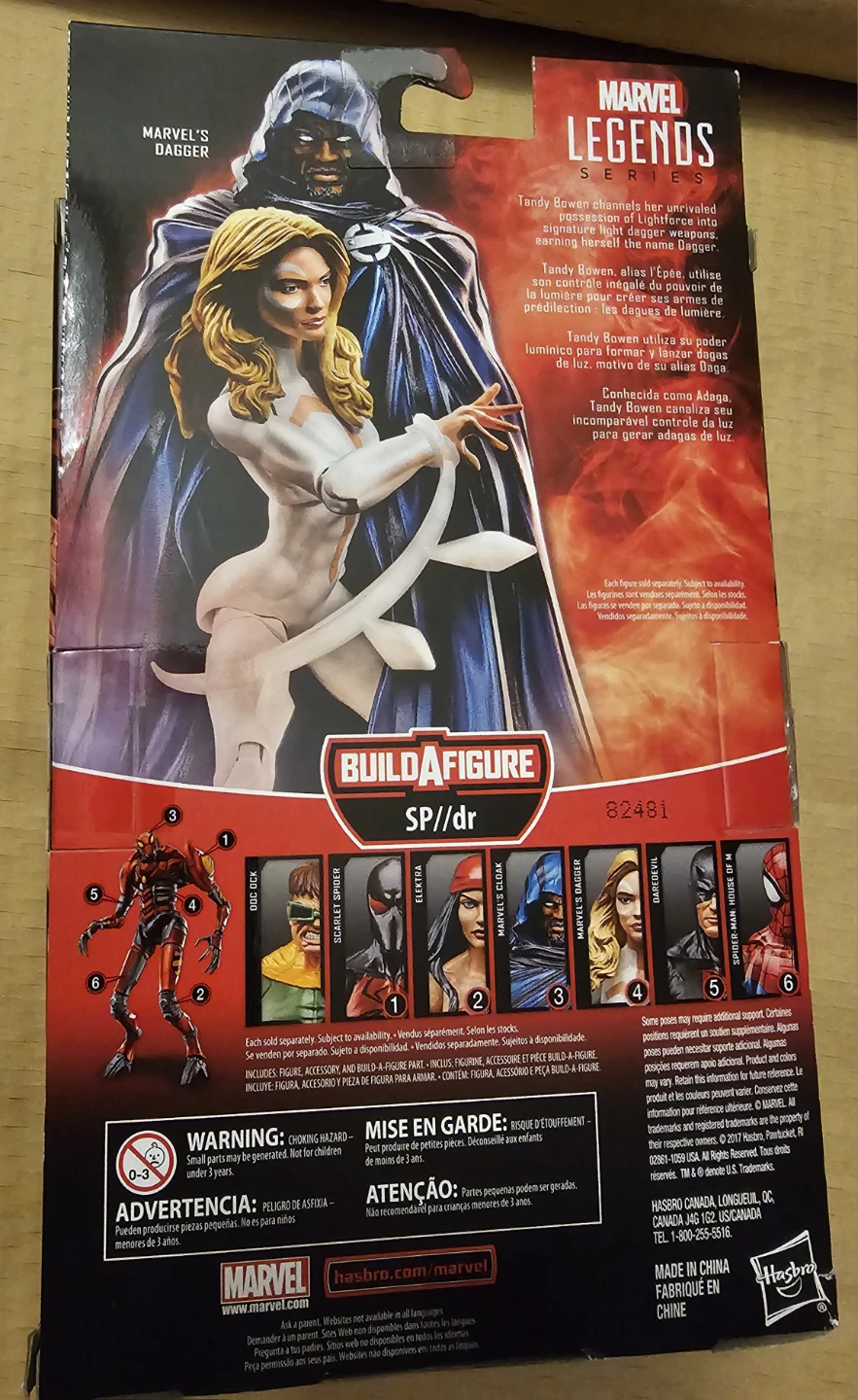 Marvel Legends Cloak and Dagger Dagger Action Figure - photo 2