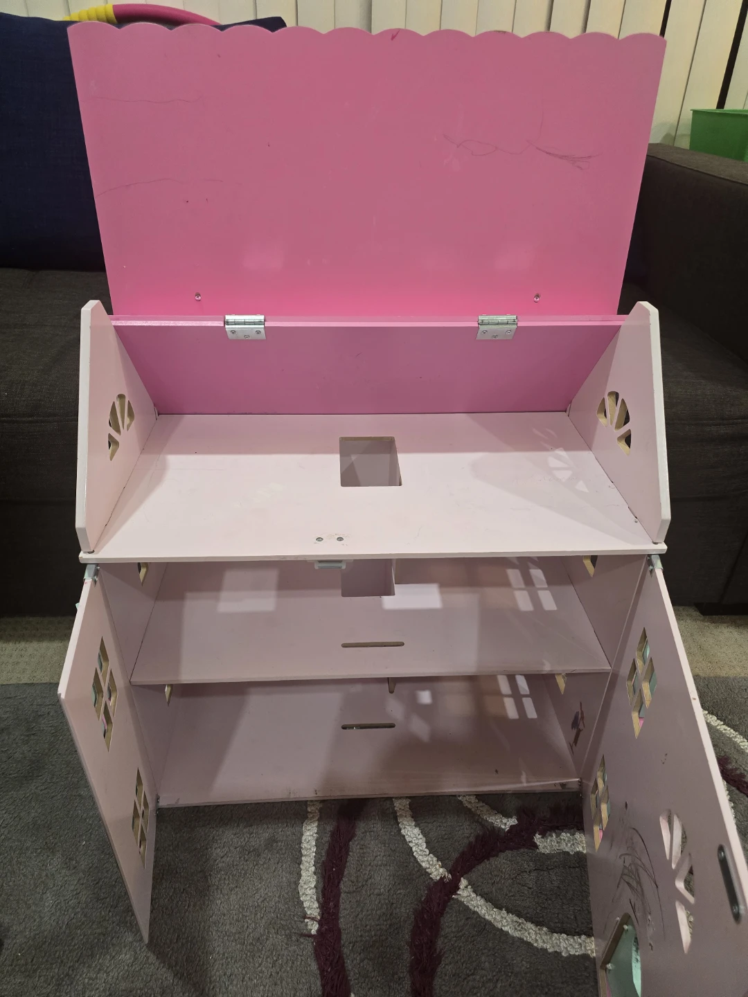 Pink Wooden Dollhouse - photo 2
