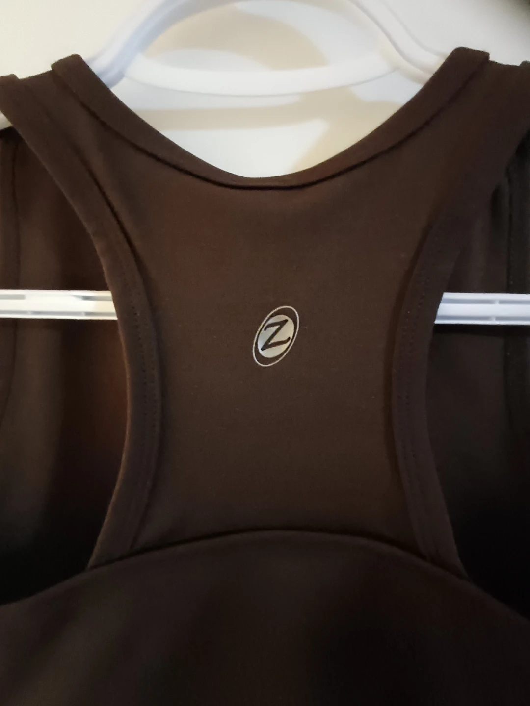 NEW Zella Coffee Brown Wrap Front Tank Top - Size S 🏆 - photo 4