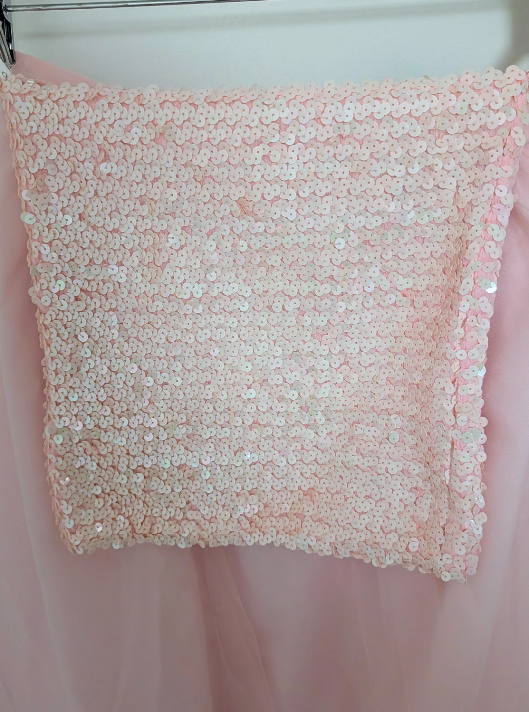 ALGO Pink Sequin & Tulle Two-Piece Dress - Size 4 - photo 2