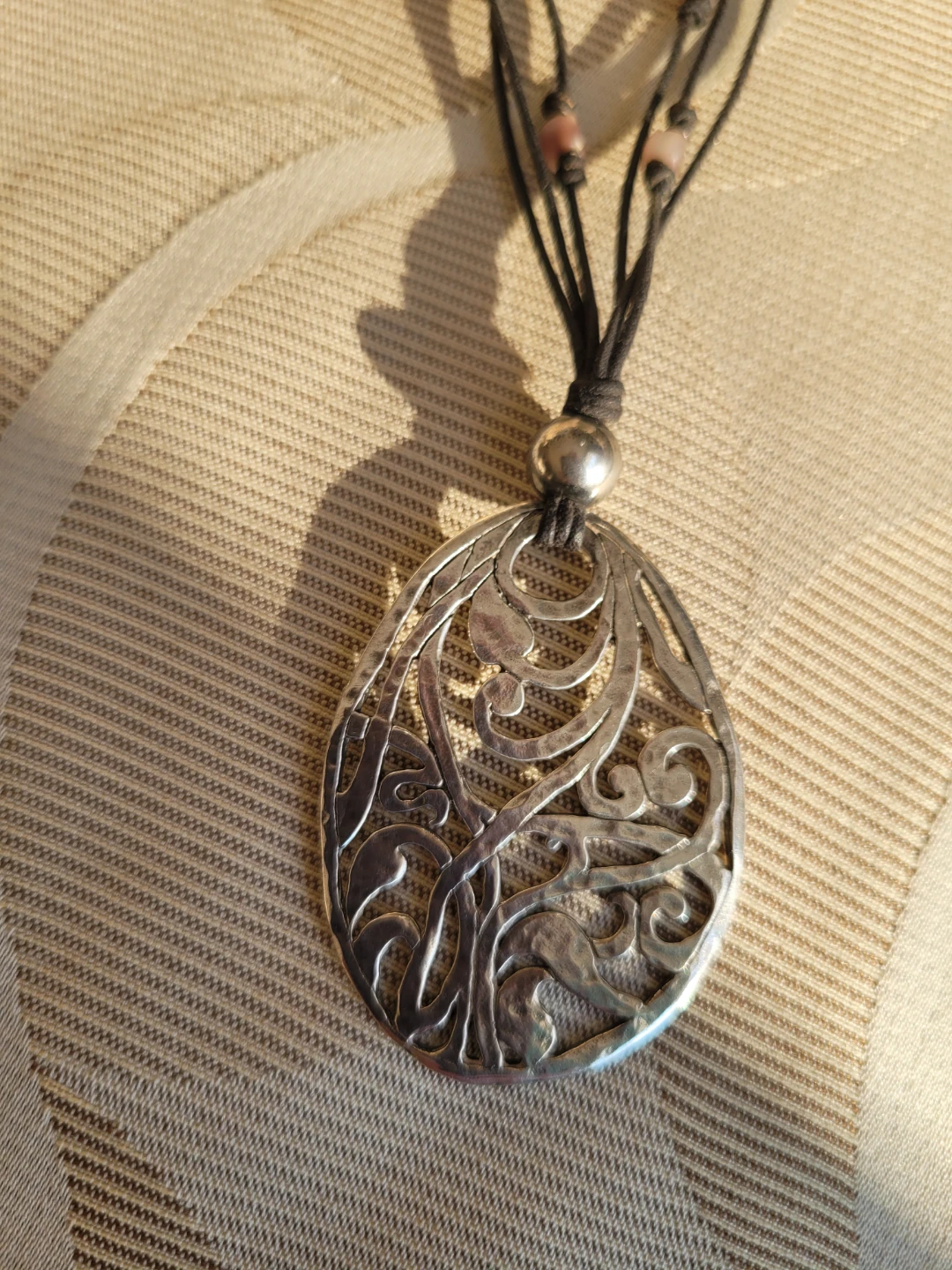 Mother's Day Silpada Sterling Silver Filagree Pendant Necklace - photo 2