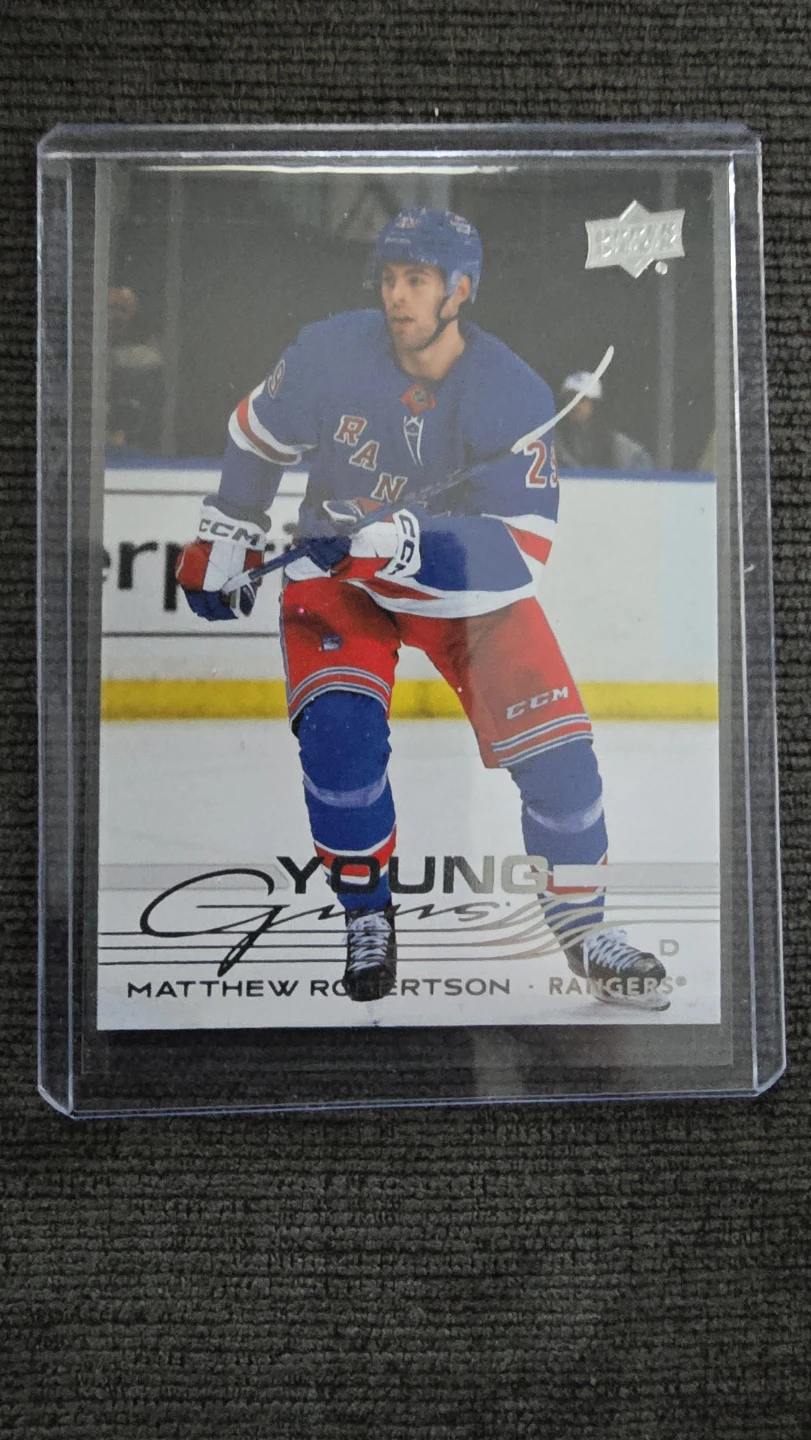 2025-26 Upper Deck Series 1 Hockey Card - Matthew Robertson