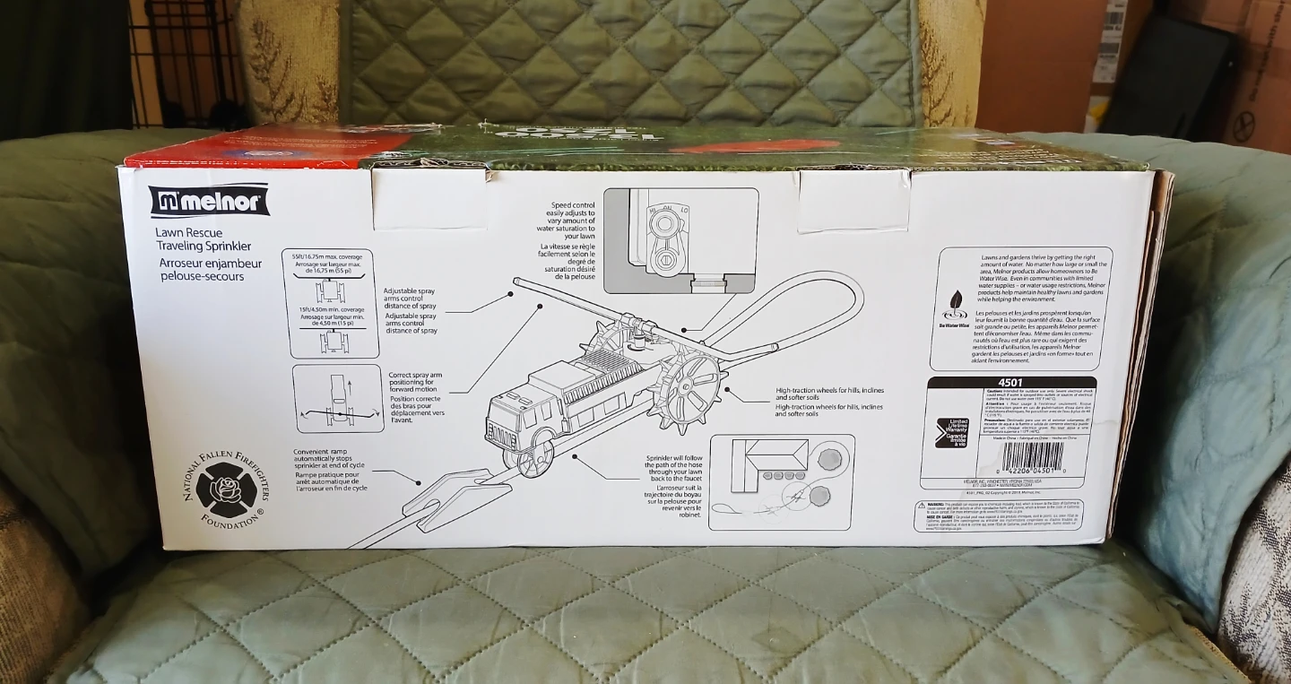 Melnor Lawn Rescue Traveling Sprinkler - NEW! - photo 5