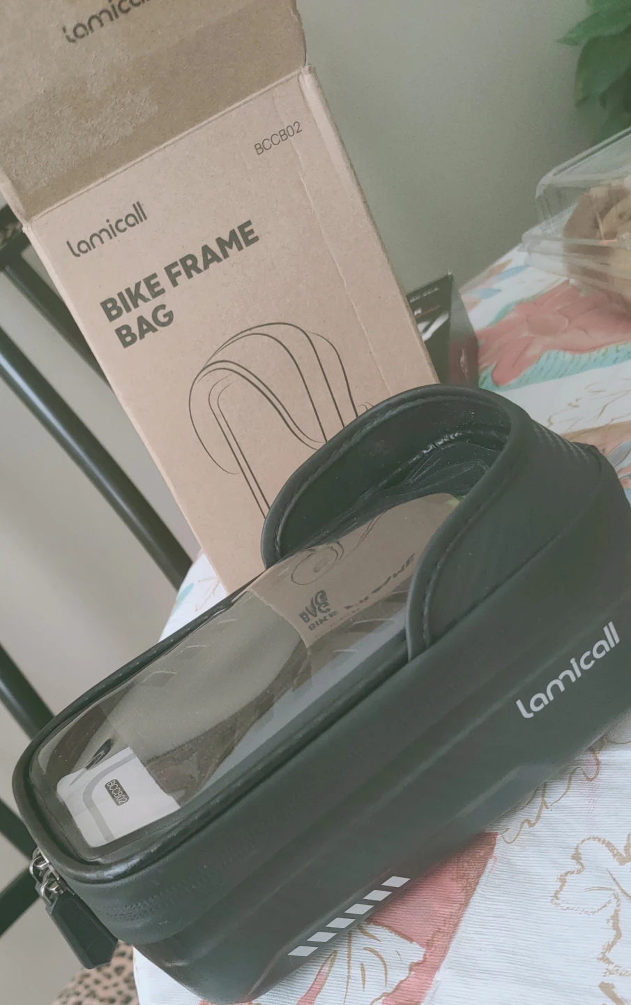 Lamicall Bike Frame Bag with Phone Mount - photo 3