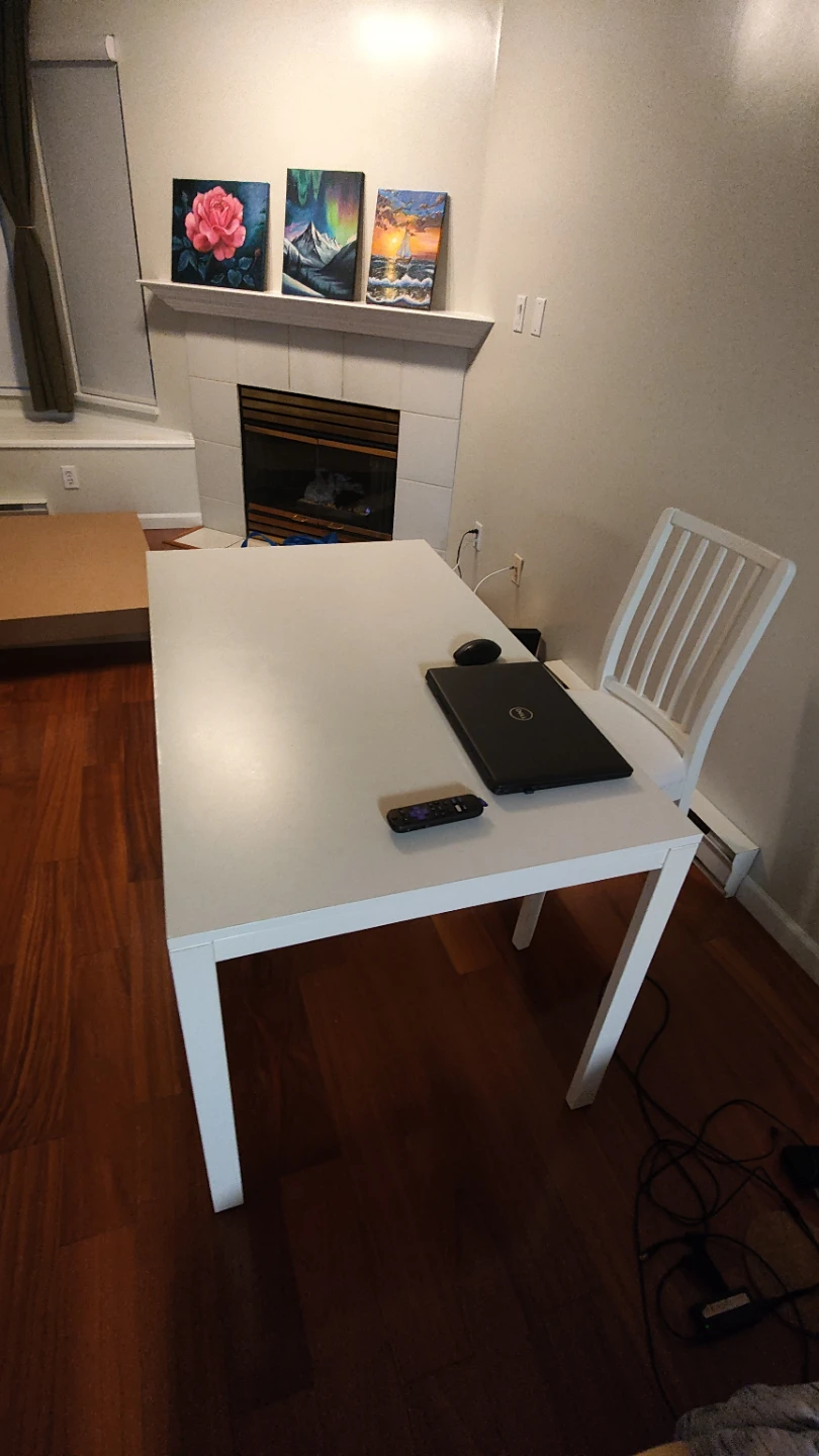 Table (Melltorp White Ikea) - photo 2
