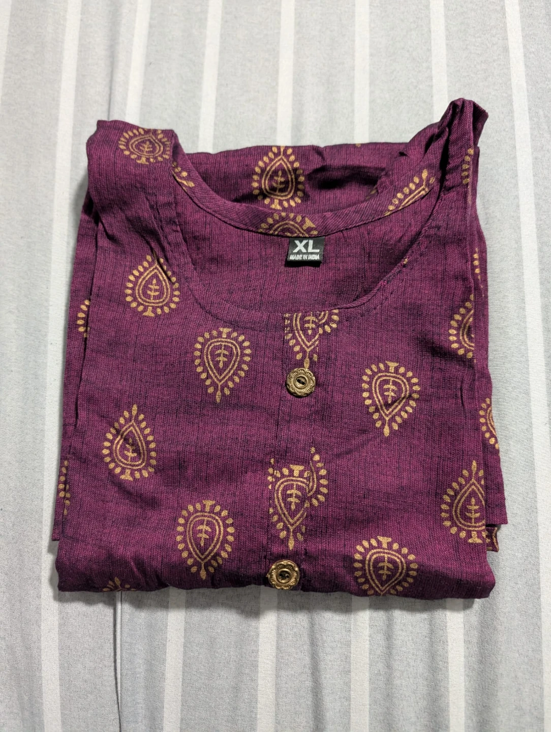 Traditional Indian Purple Kurti