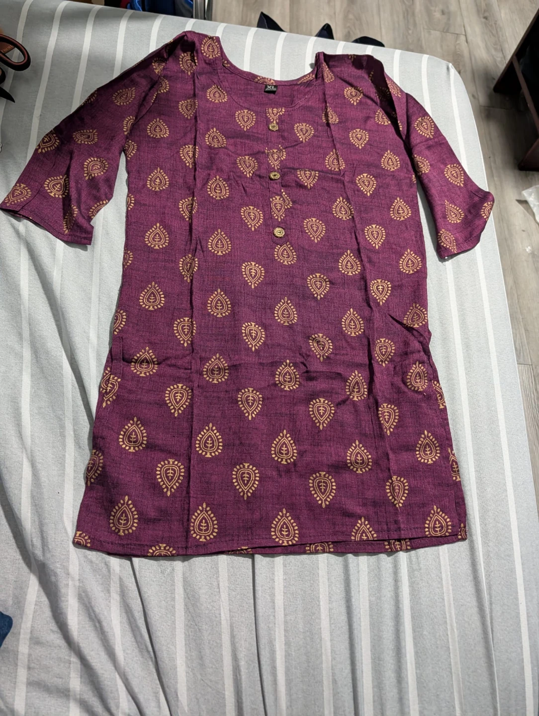 Traditional Indian Purple Kurti - photo 2