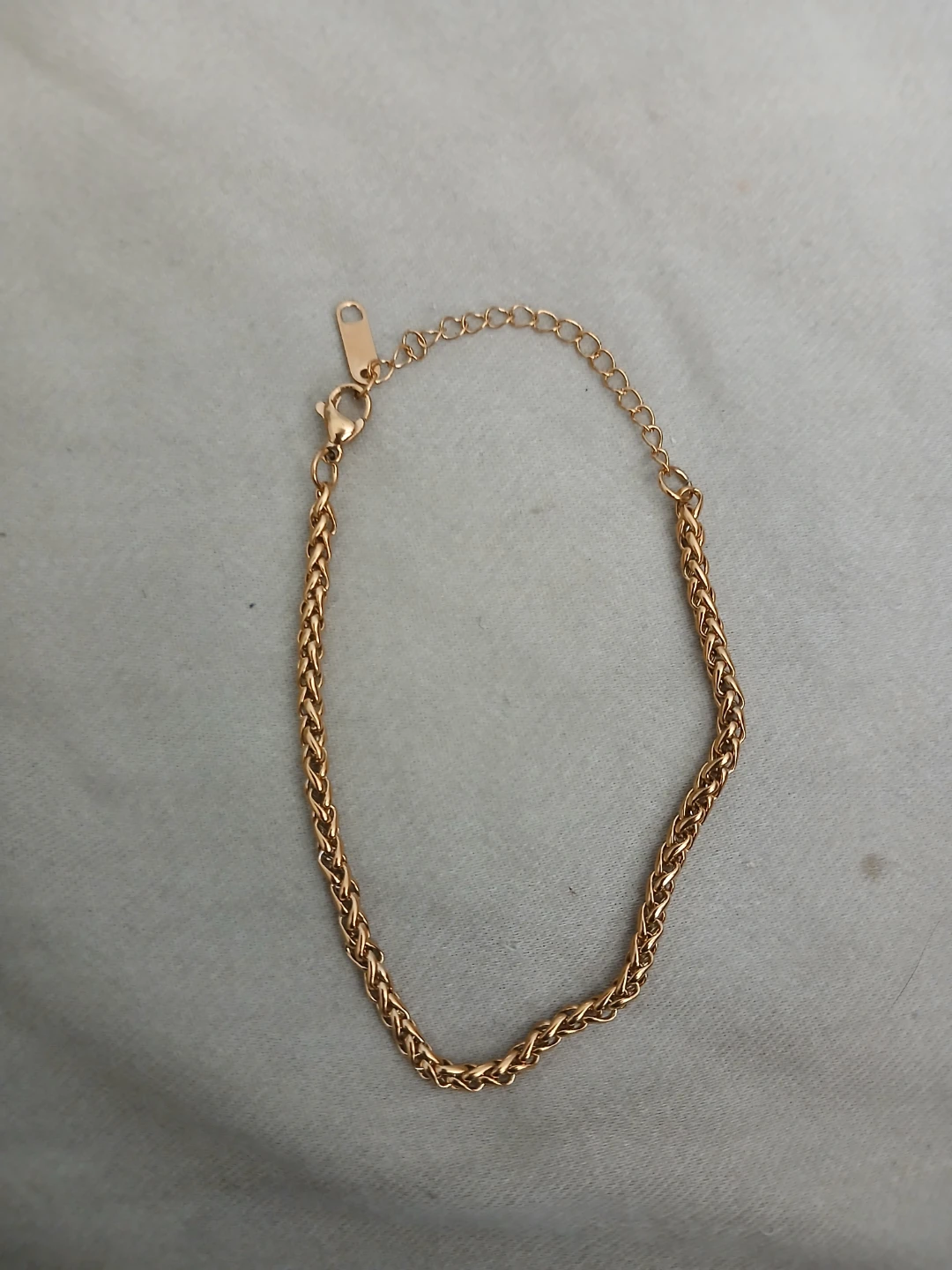 18K Gold Plated Stainless Steel Necklace And Bracelet Set - photo 4