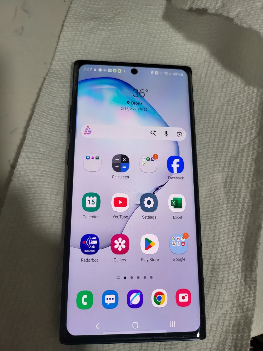 Samsung Galaxy Note 10+ unlocked 256gb