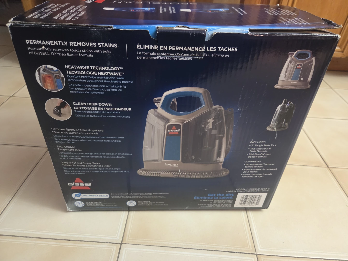 Bissell SpotClean Portable Carpet Cleaner - photo 4
