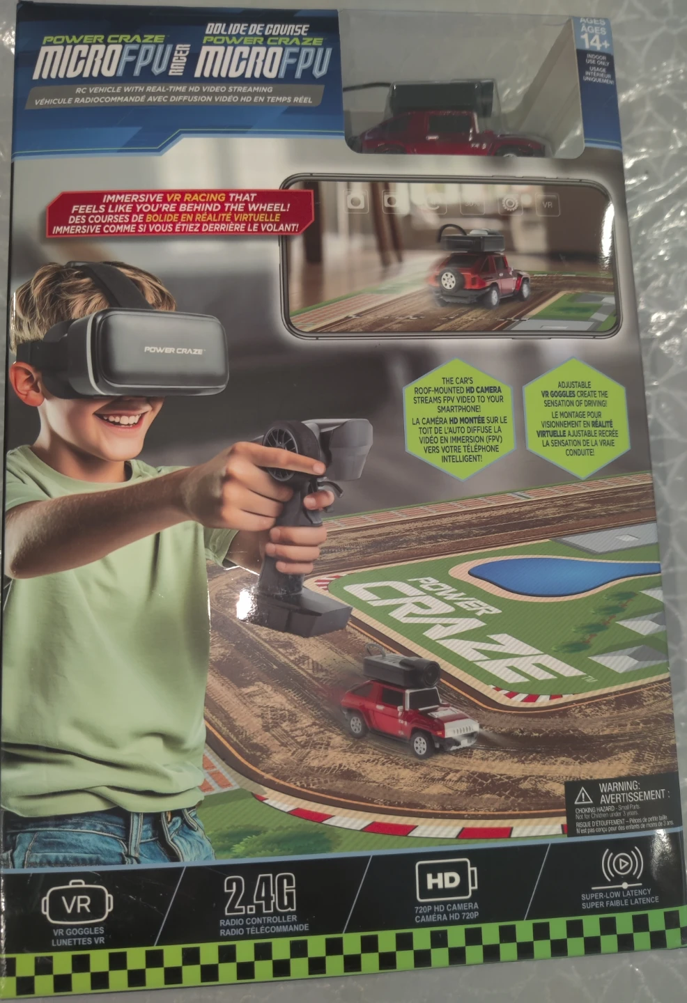 Power Craze Micro FPV RC Racer with VR Goggles and Race Track - photo 5