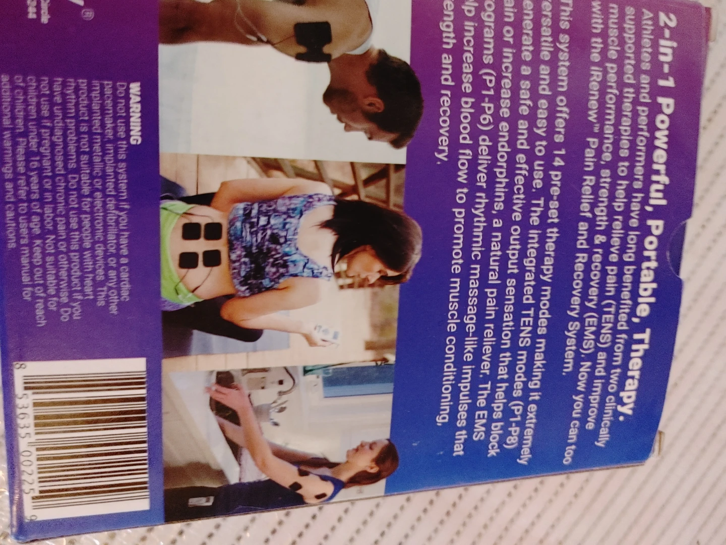 iReliev iRenew TENS + EMS System Pain Relief & Recovery - photo 2