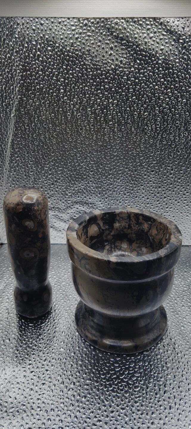 Marble Mortar and Pestle Set