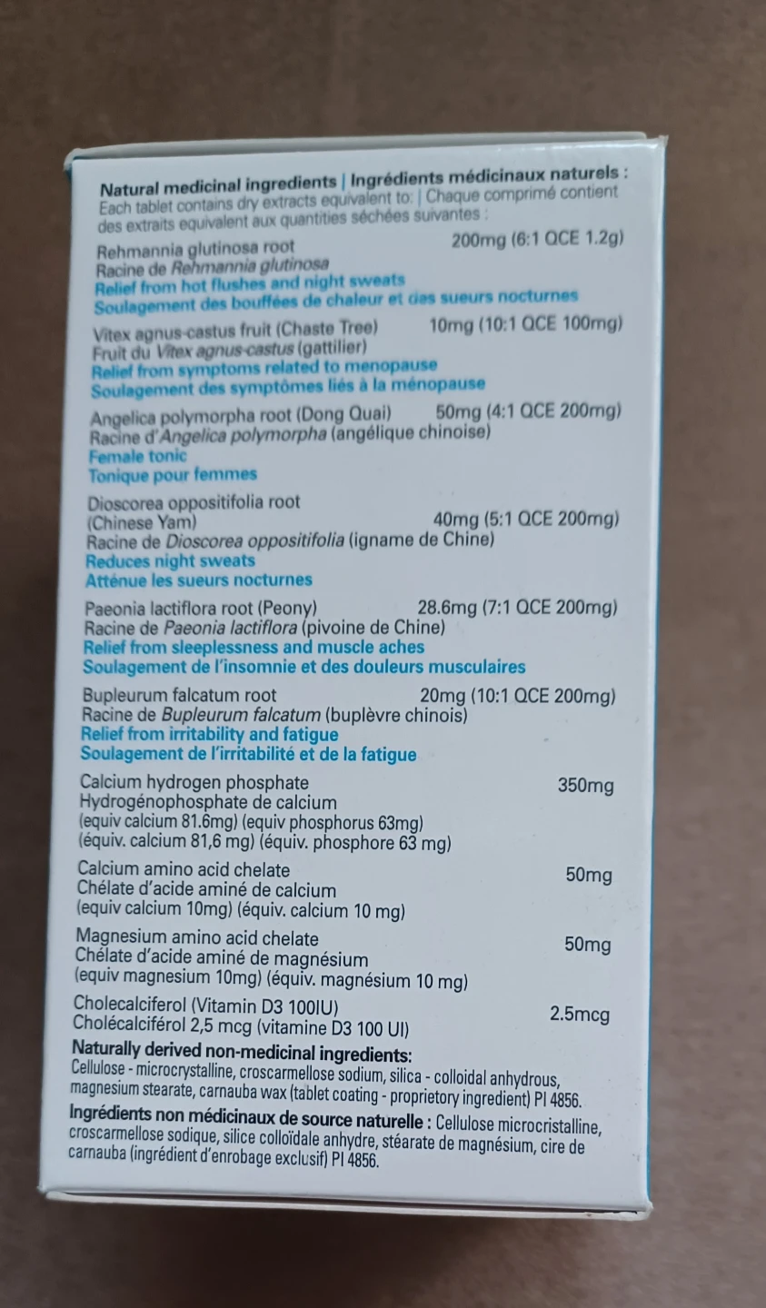 Harmony Menopause 120 Tablets - photo 2
