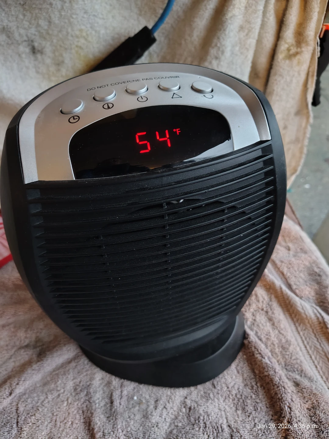 Digital 1500W Space Heater with Oscillating - photo 3