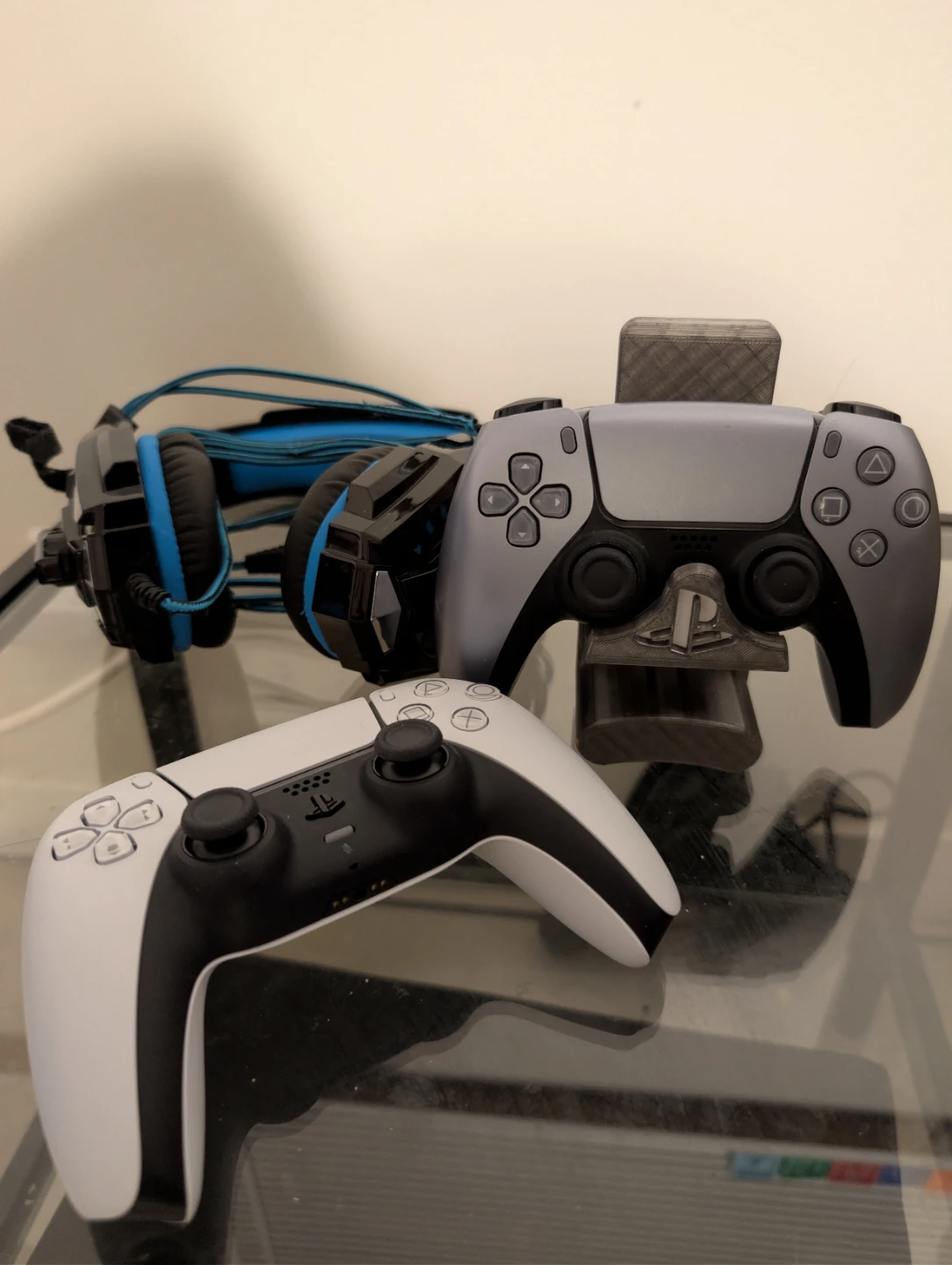 Sony PlayStation 5 Console with 2 Controllers and Headphones - photo 3