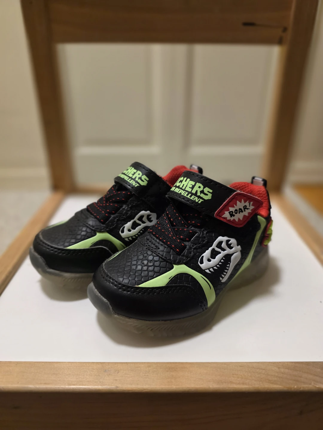 Skechers Kids' Water Repellent Dinosaur Light-Up Shoes 🏆
