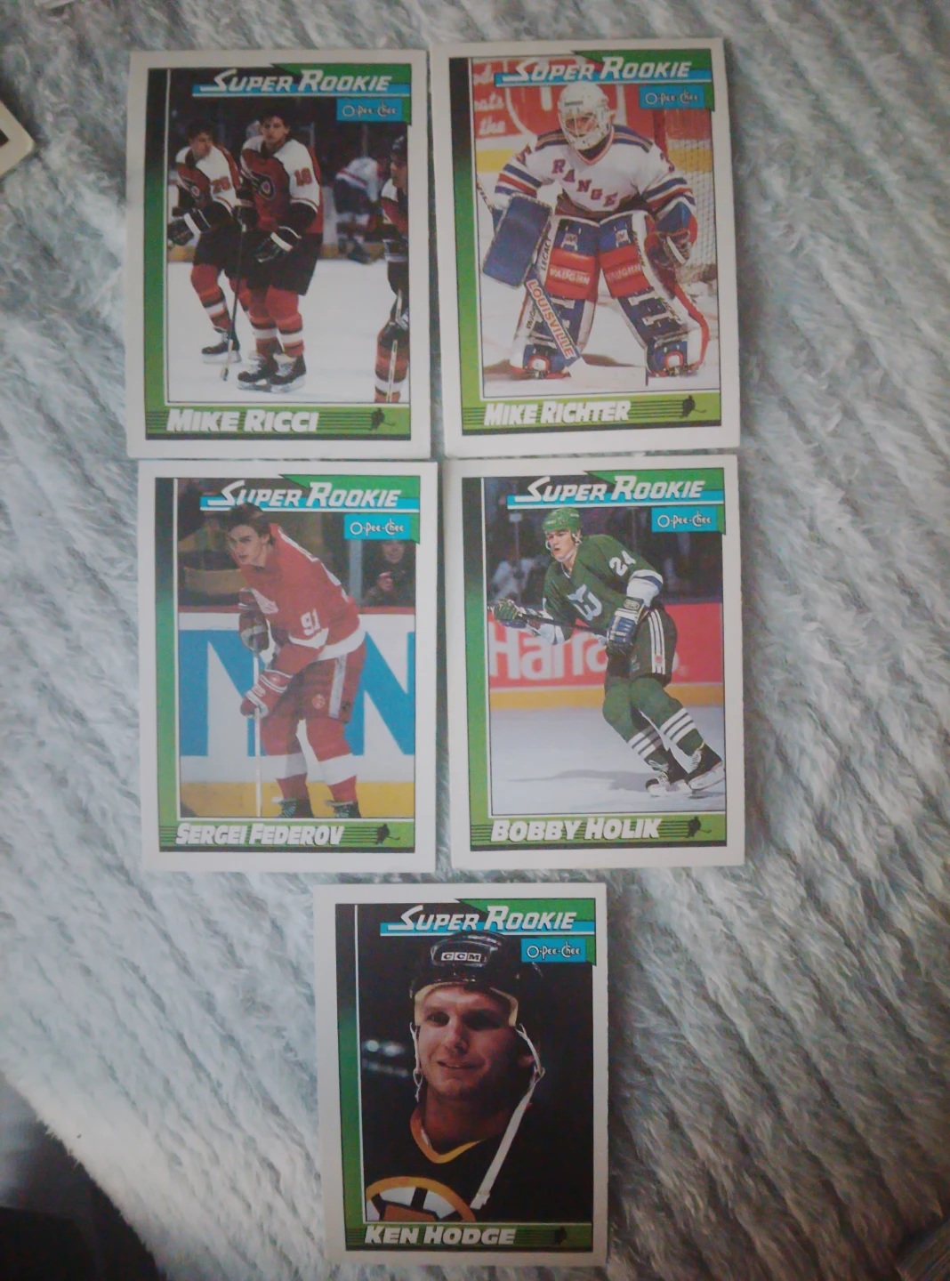 O-Pee-Chee Super Rookie Hockey Cards