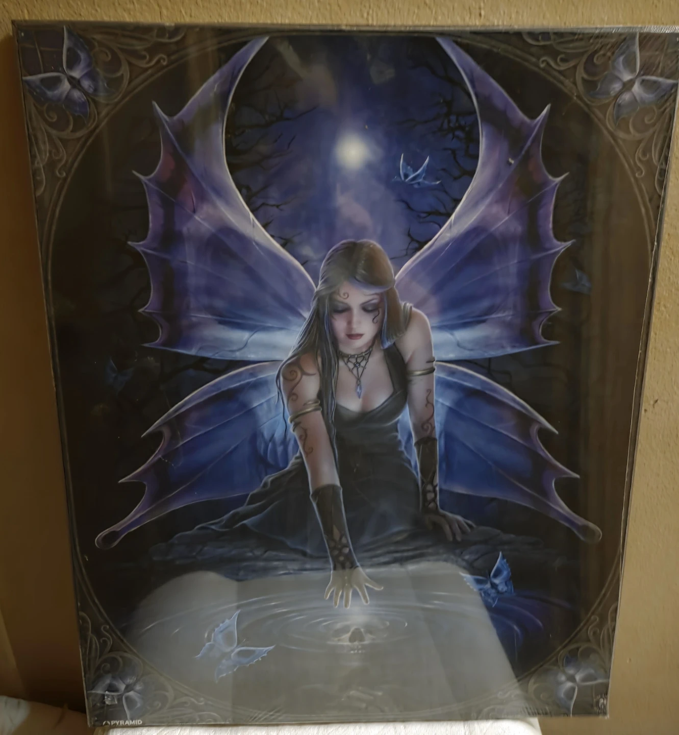Pyramid Gothic Fairy Art Canvas Print