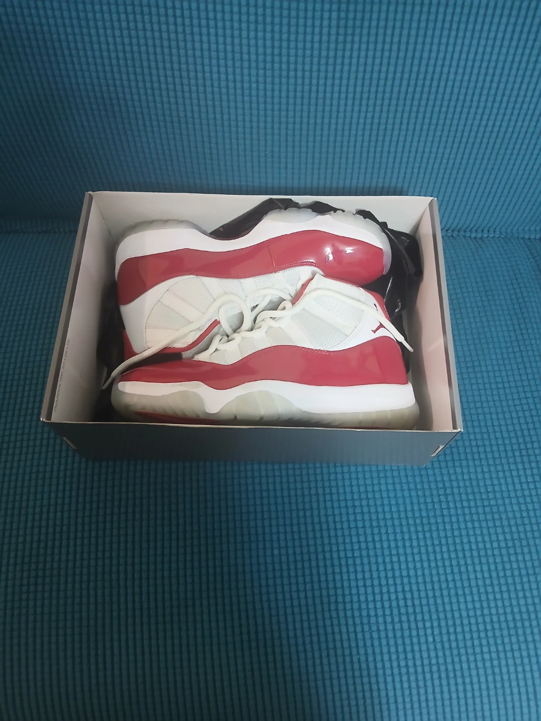 Air Jordan 11 Retro Low "Red Cement" Sneakers - photo 4