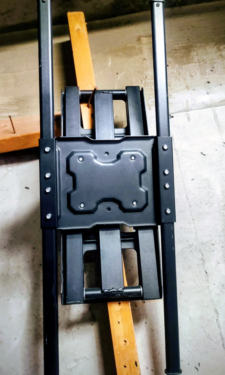 Black Metal TV Wall Mount Bracket