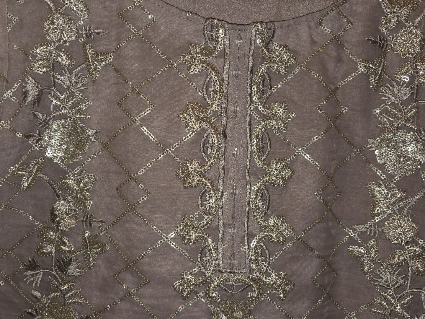 Embellished Kameez and Dupatta Set