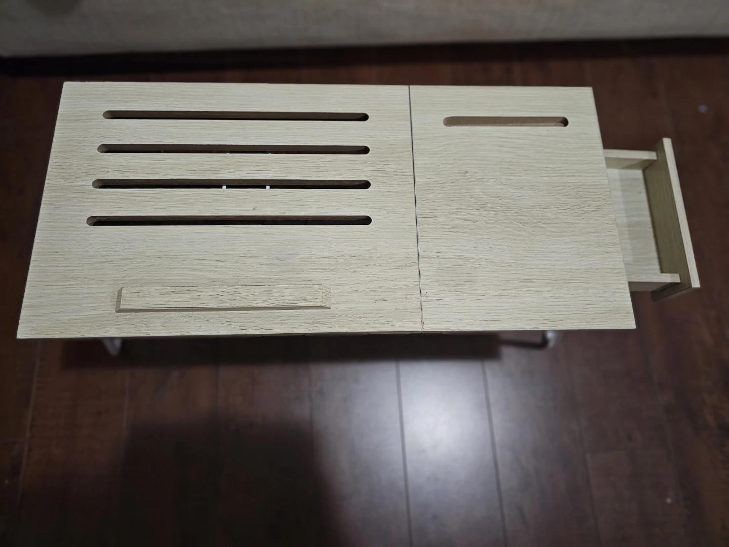 Wooden Laptop Bed Tray with Drawer