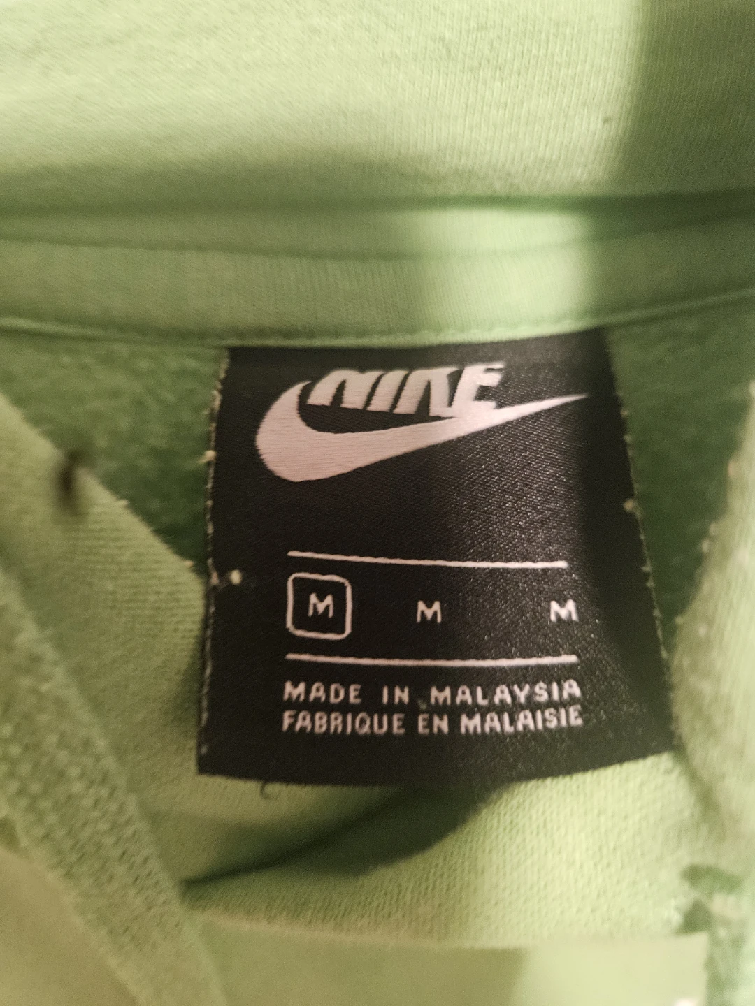 Nike Pullover Hoodie - Lime Green - Size M