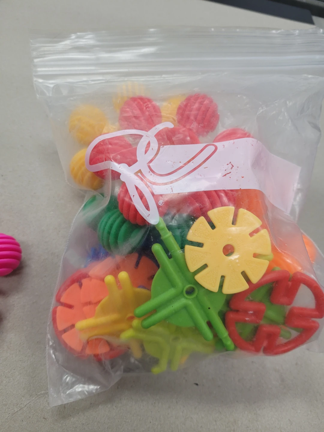 Pink Starburst Toy Building Piece - photo 2