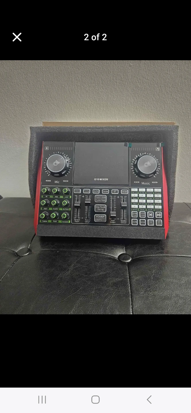 Live Sound Card Audio Mixer G10 Mixer - photo 2