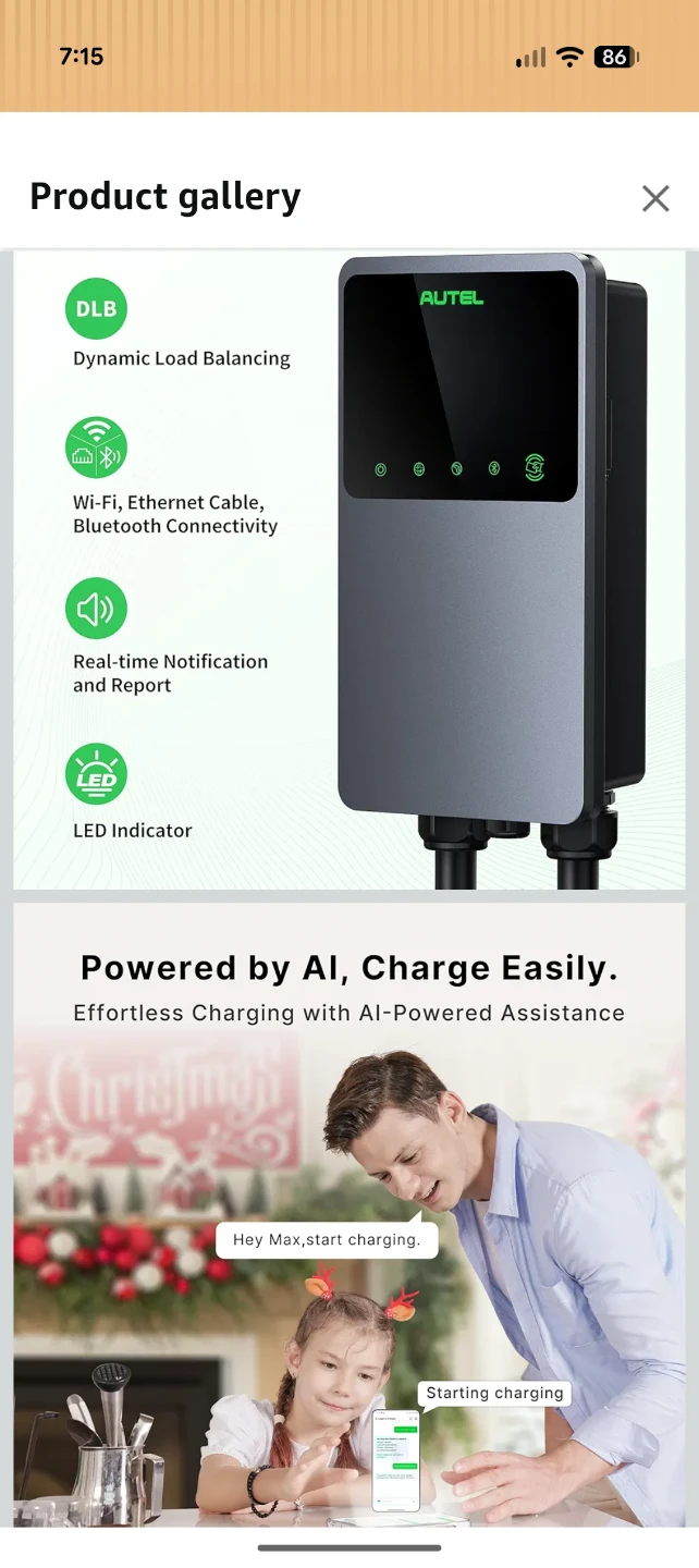Autel MaxiCharger Level 2 EV Charger - photo 5