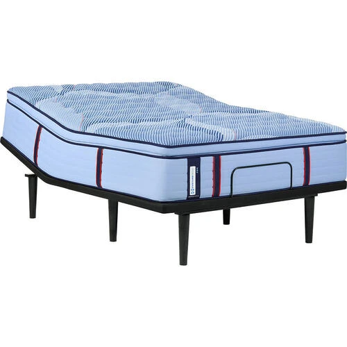 Queen Adjustable Bed Base + Sealy Posturepedic Hybrid Mattress