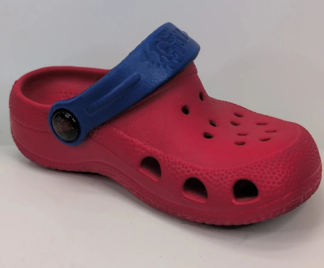 Red Crocs with Blue Strap - photo 4